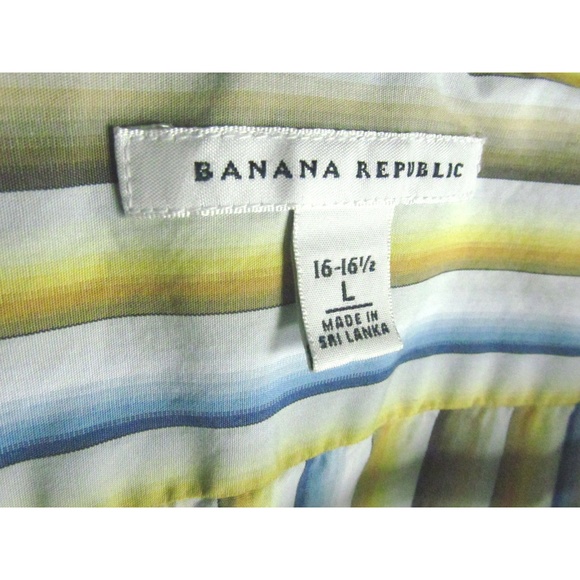 Banana Republic Men's Dress Shirt Size 16-16 1/2 L - Picture 3 of 4